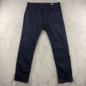 Mavi Jeans Pants Mens 34x32 Navy Blue Jake Slim Leg 5 Pocket Twill Chino